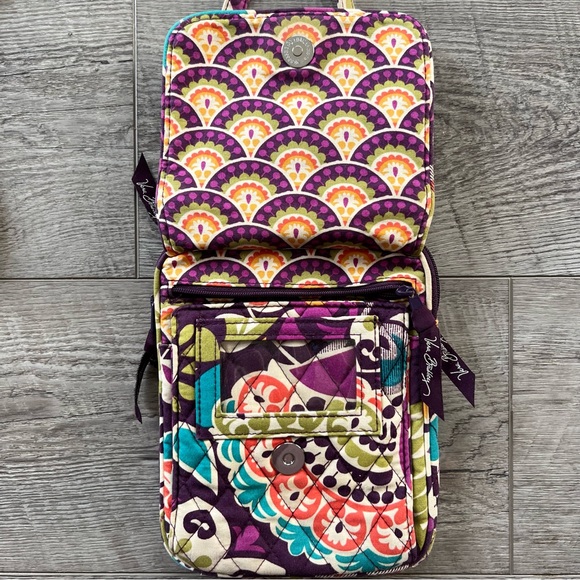 Vera Bradley Plum Crazy Mini Hipster Crossbody - Picture 4 of 14